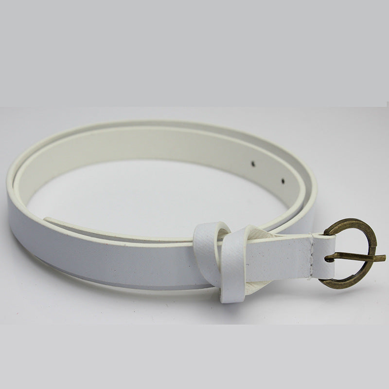 Retro Copper Super Thin And Slim Belt