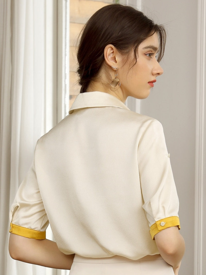 Summer New Style Color Matching Shirt