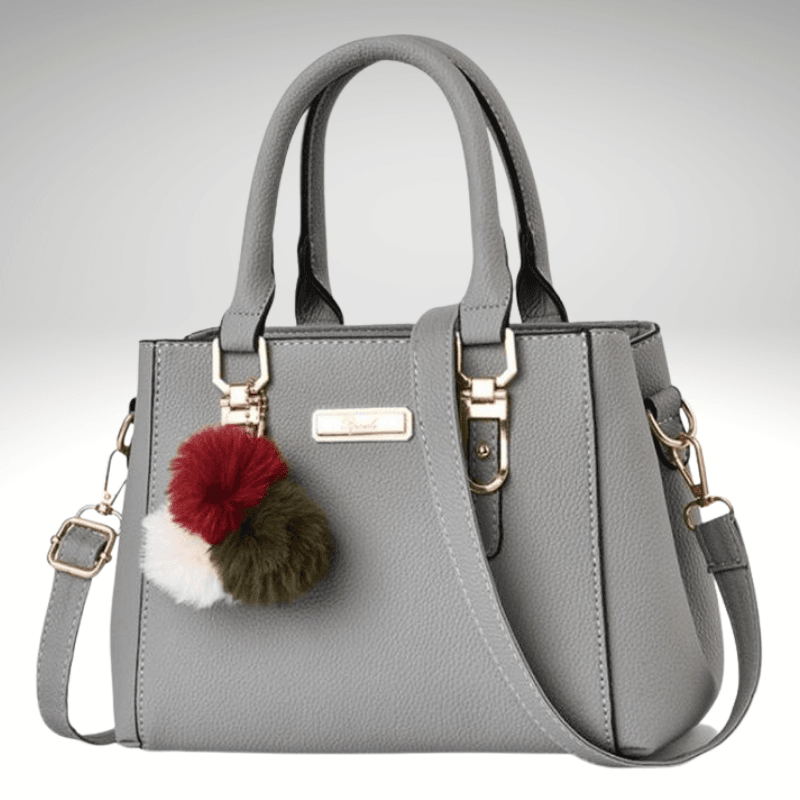 Kwality Cute Small Tote Handbag with Gold Detailing