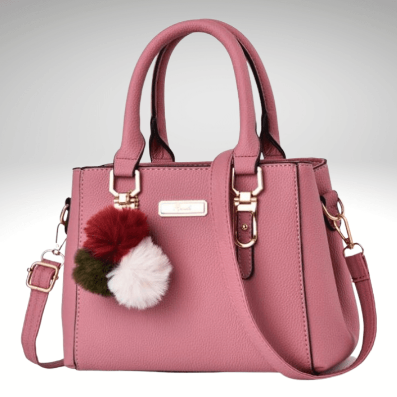 Kwality Cute Small Tote Handbag with Gold Detailing