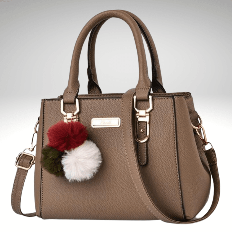 Kwality Cute Small Tote Handbag with Gold Detailing