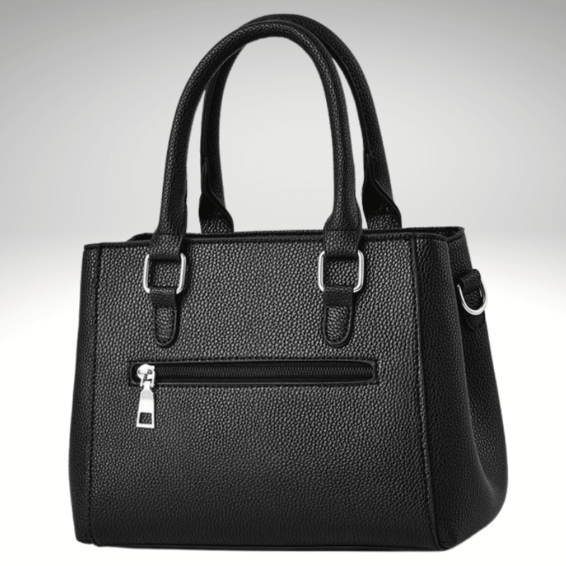 Cute Small Tote Handbag with Gold Detailing