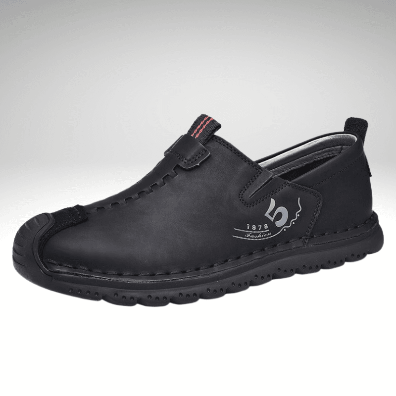 Leather Slip-On Casual Loafer Shoe