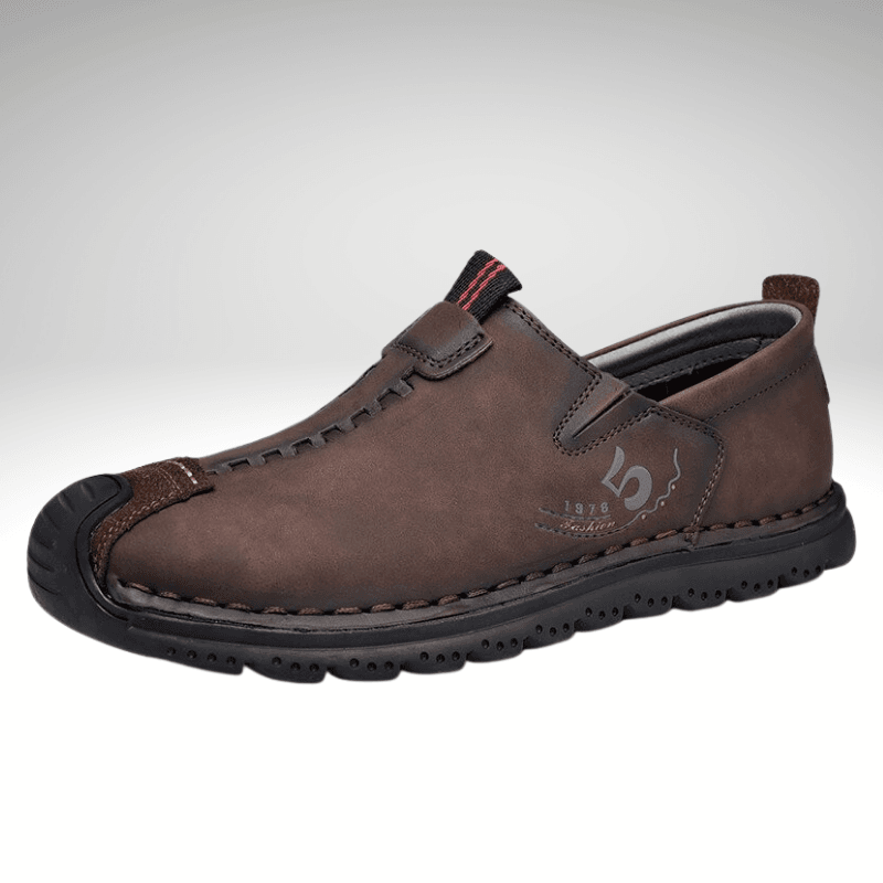 Leather Slip-On Casual Loafer Shoe