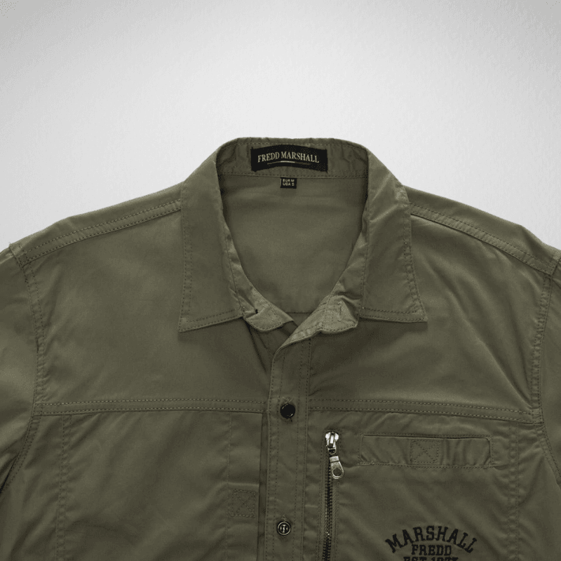 Long Sleeve Cotton Outdoor Casual Military Style Shirt