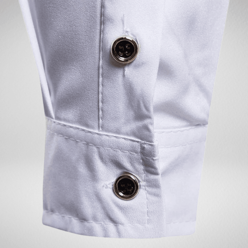 Long Sleeve Embroidered Rose Casual Shirt