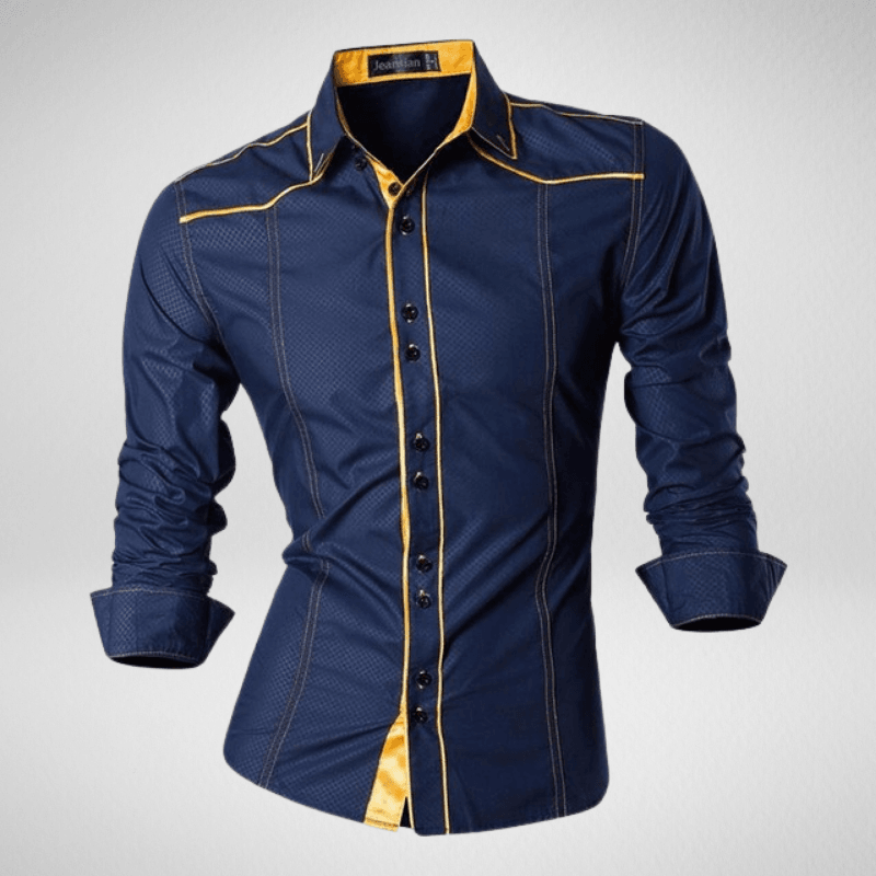 Long Sleeve Shirt with Shoulder Lapels