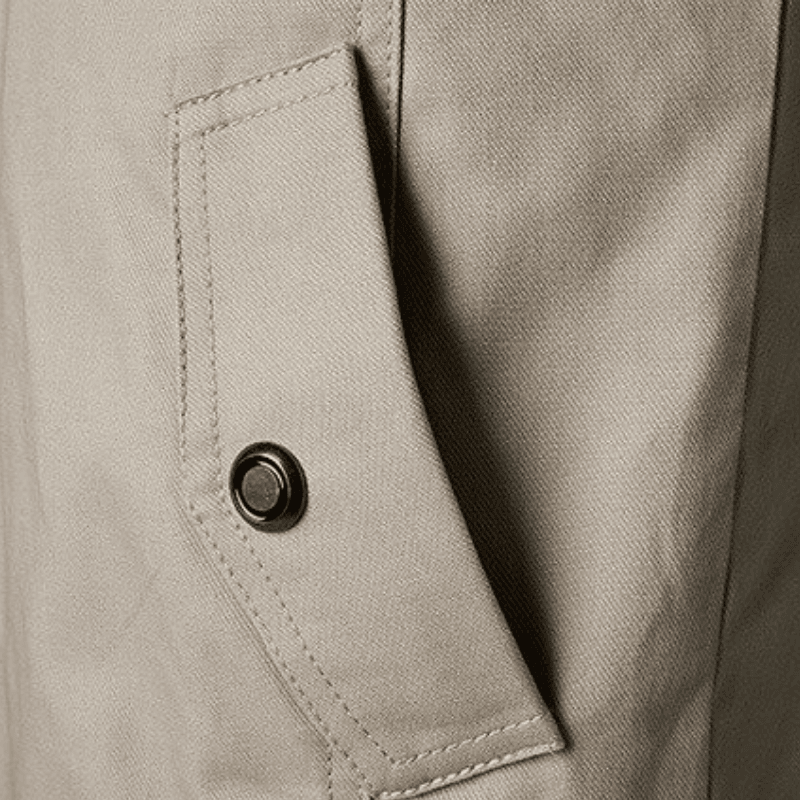 Multi Pocket Slim Fit Aviator Look Bomber Jacket