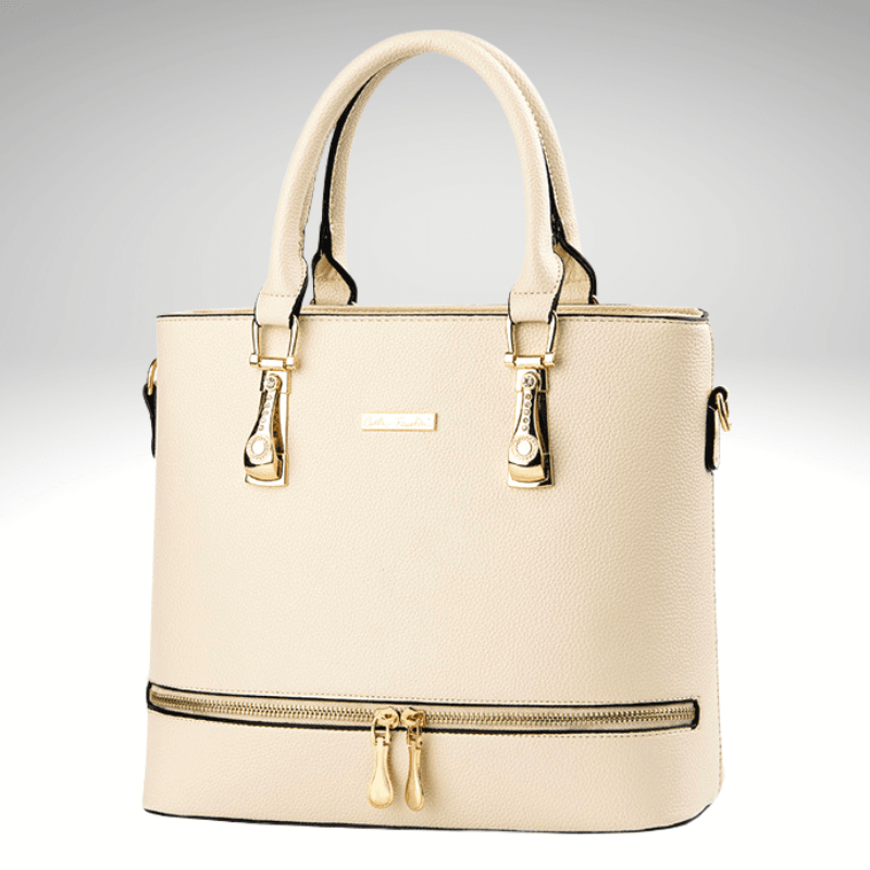 Kwality Small Tote Messenger Zip Front Handbag