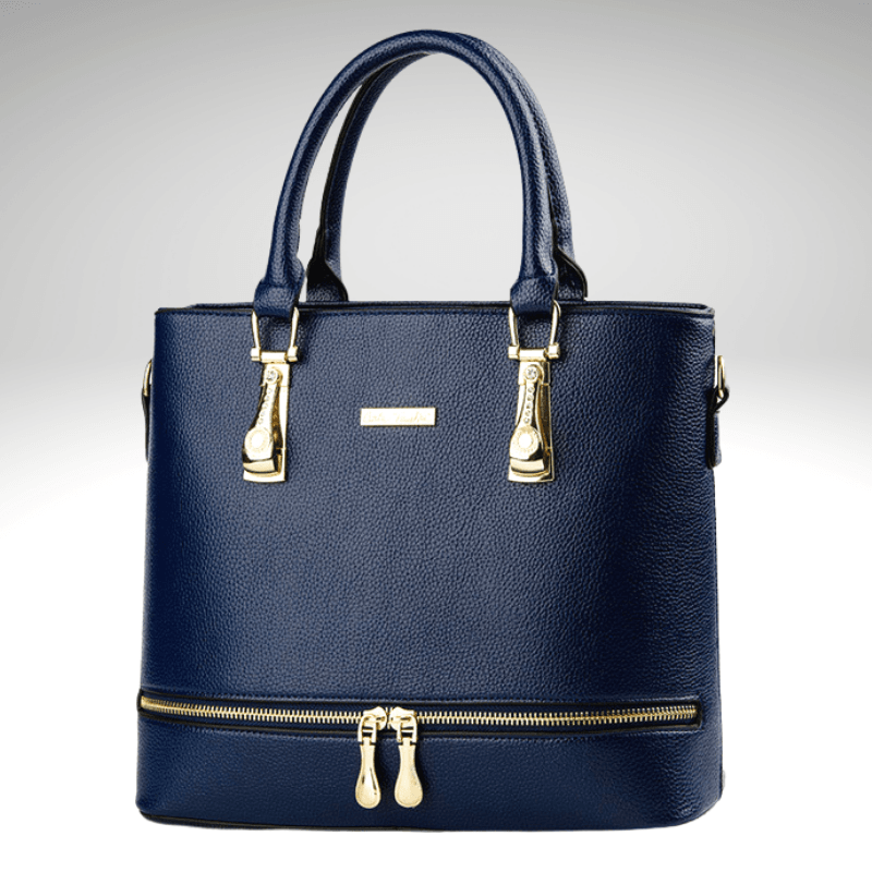 Kwality Small Tote Messenger Zip Front Handbag