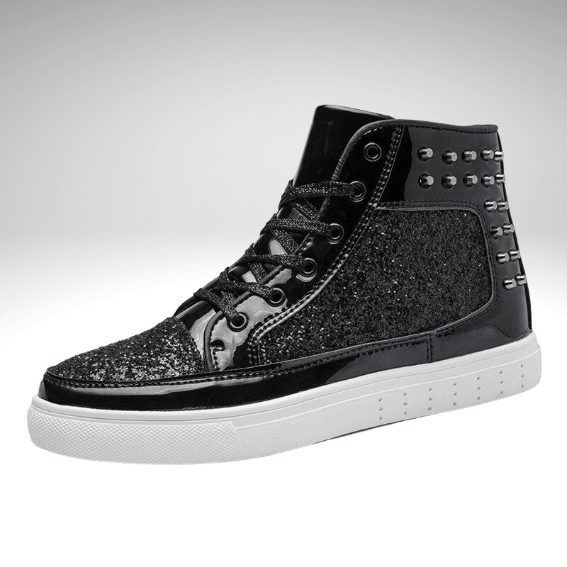 Street Bling Lace-Up Premium High Top Trainer