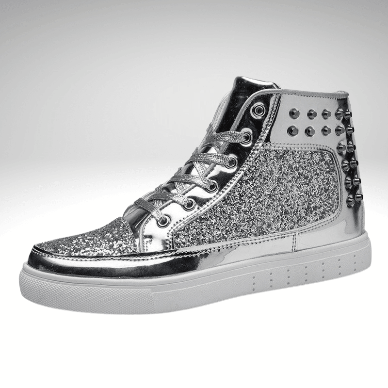 Street Bling Lace-Up Premium High Top Trainer