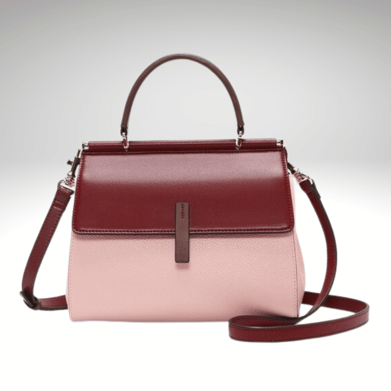 Kwality Exquisite Top Handle Handbag Red