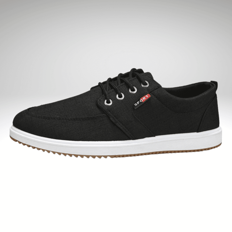 Lace-Up Breathable Canvas Casual Shoe