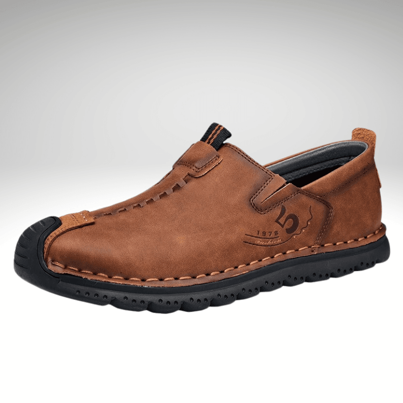 Leather Slip-On Casual Loafer Shoe