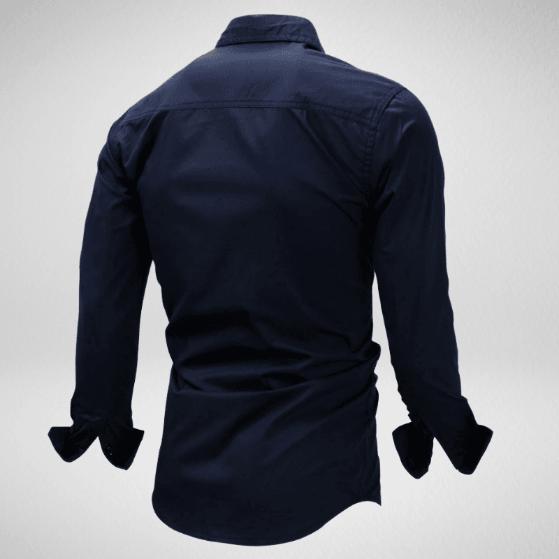 Long Sleeve Cotton Outdoor Casual Military Style Shirt