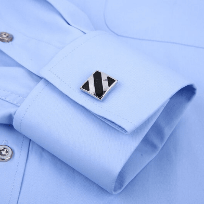 Long Sleeve Solid Colour Formal Dress Shirt