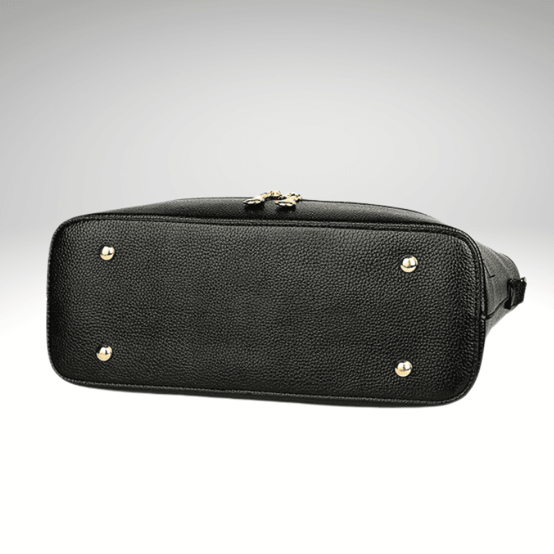 Zip Front and Back Small Tote Handbag