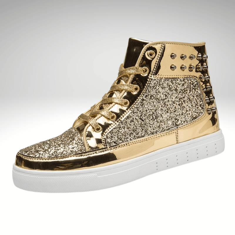Street Bling Lace-Up Premium High Top Trainer