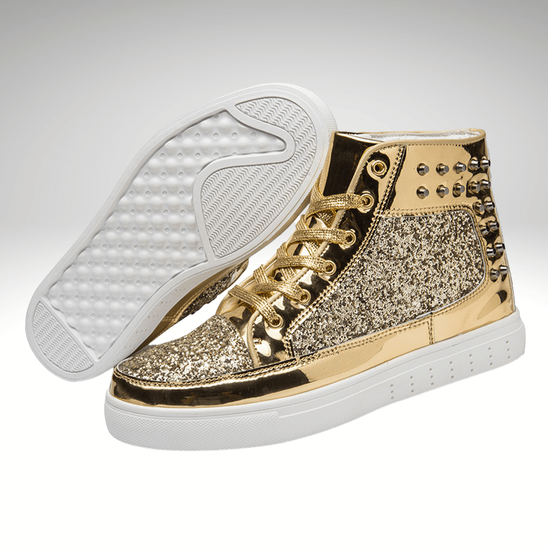 Street Bling Lace-Up Premium High Top Trainer