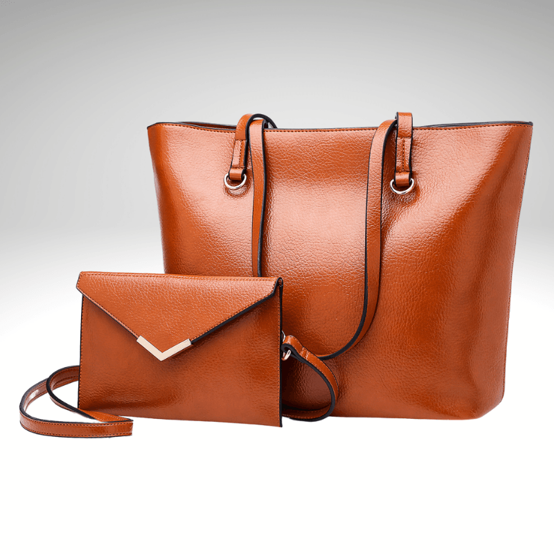 Two-Piece Envelope Messenger and Shopping Bag Set