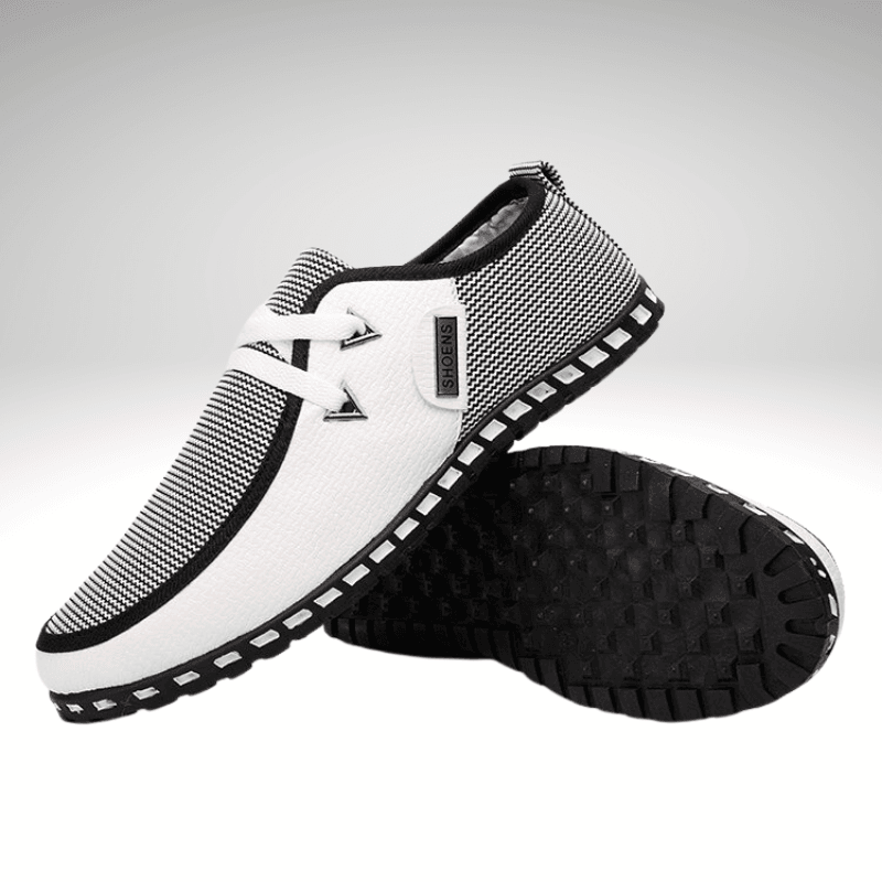 Two-Tone Soft Sole Casual Loafer Shoe